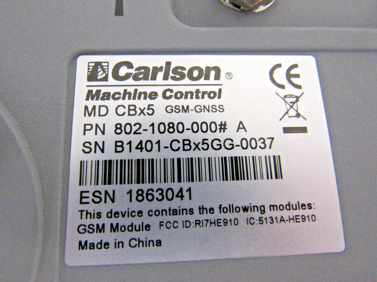 Carlson Machine Control MD CBx5 GSM-GNSS , 802-1080-000# A 38-4