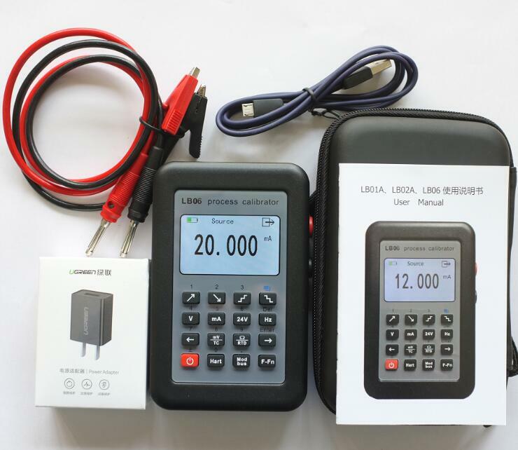LB06 Hart Modbus 4~20mA/0~10V Process Calibrator Current Signal Generator Source