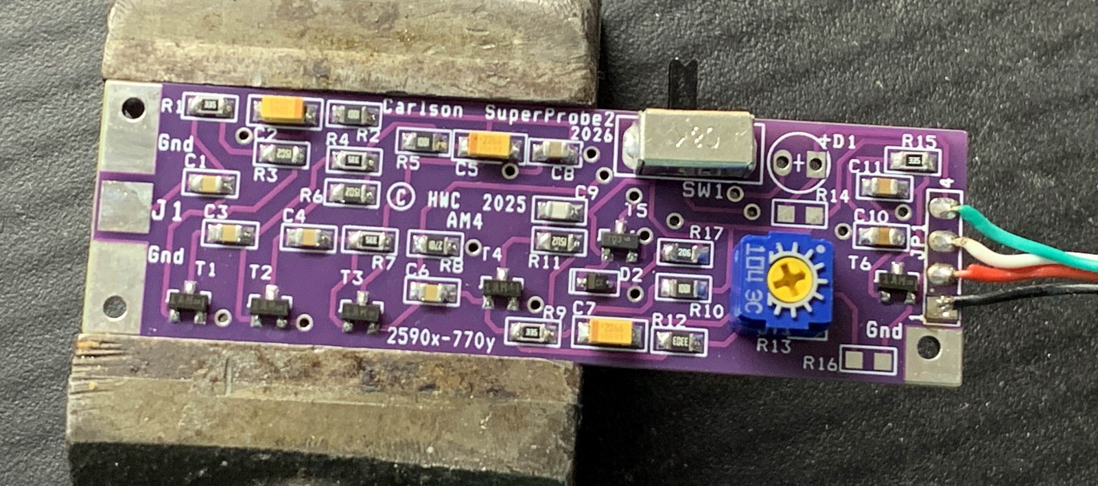 New Mr Carlson’s Super Probe From YouTube with SS Probe Kit MK3 2 PCB DIY SMD