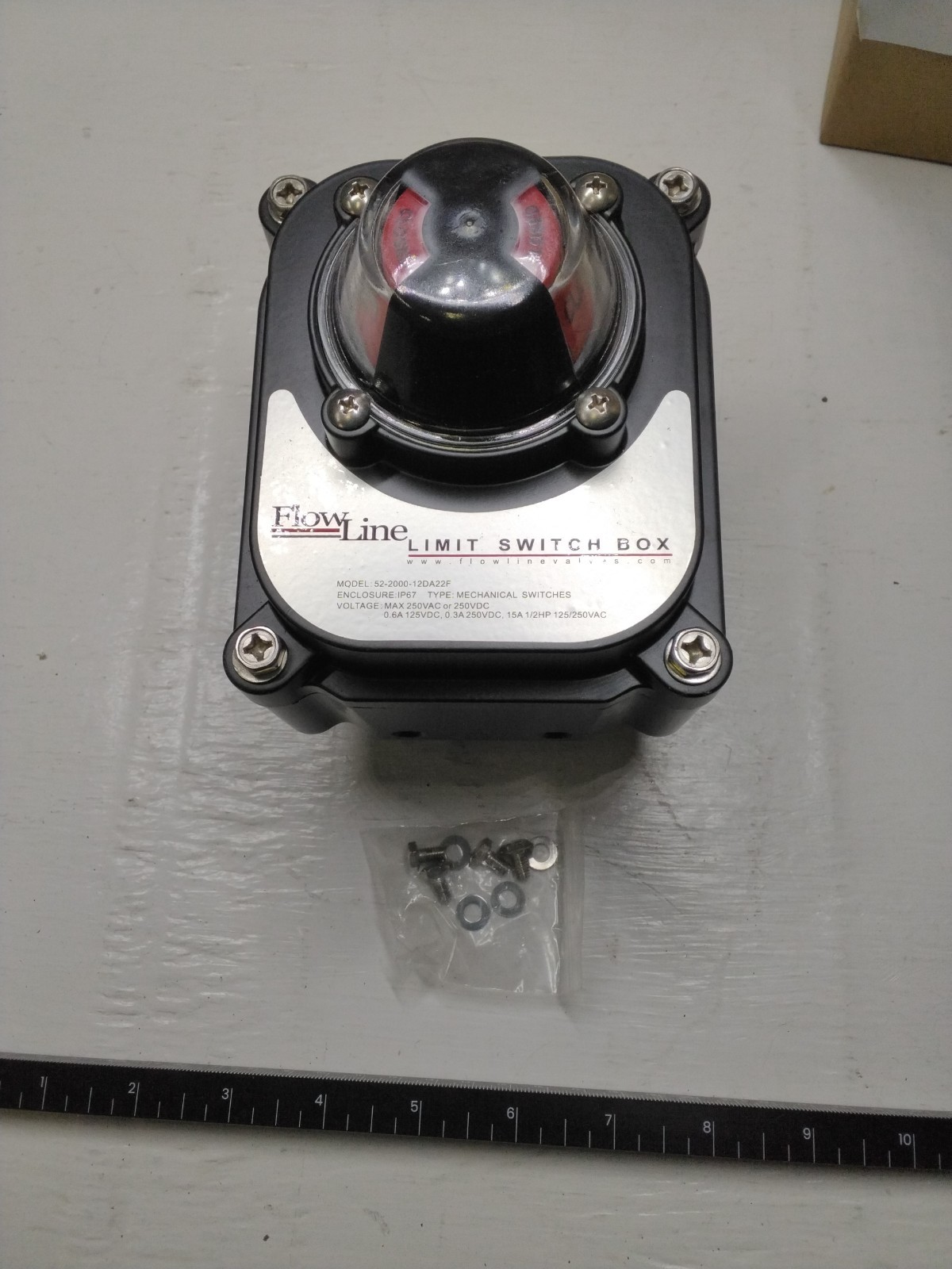 Flowline Controls 52-2000-12DA22F Limit Switch Box Nos 1 Qty