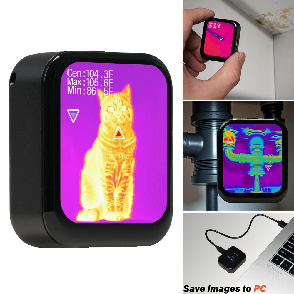 Thermal Imaging Camera IR Resolution 80×60 Infrared Thermal Imager Touchscreen