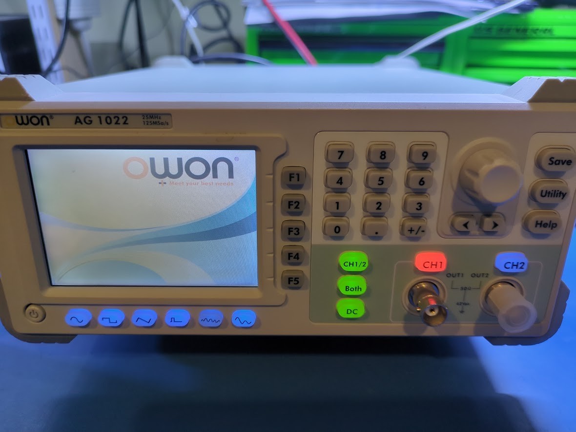 OWON AG1022 Waveform Function Generator 25Mhz 2Ch sine square pulse ramp arb