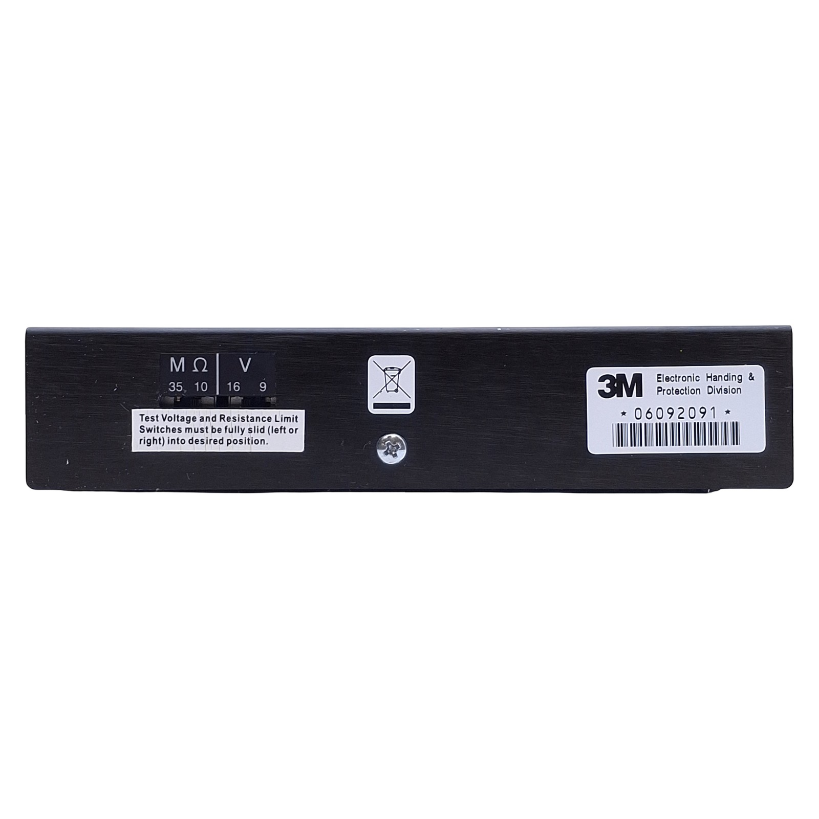 3M 724 Workstation Monitor, 25VDC@50mA, 3.7megohms Test Limit, 2.75x1x1in
