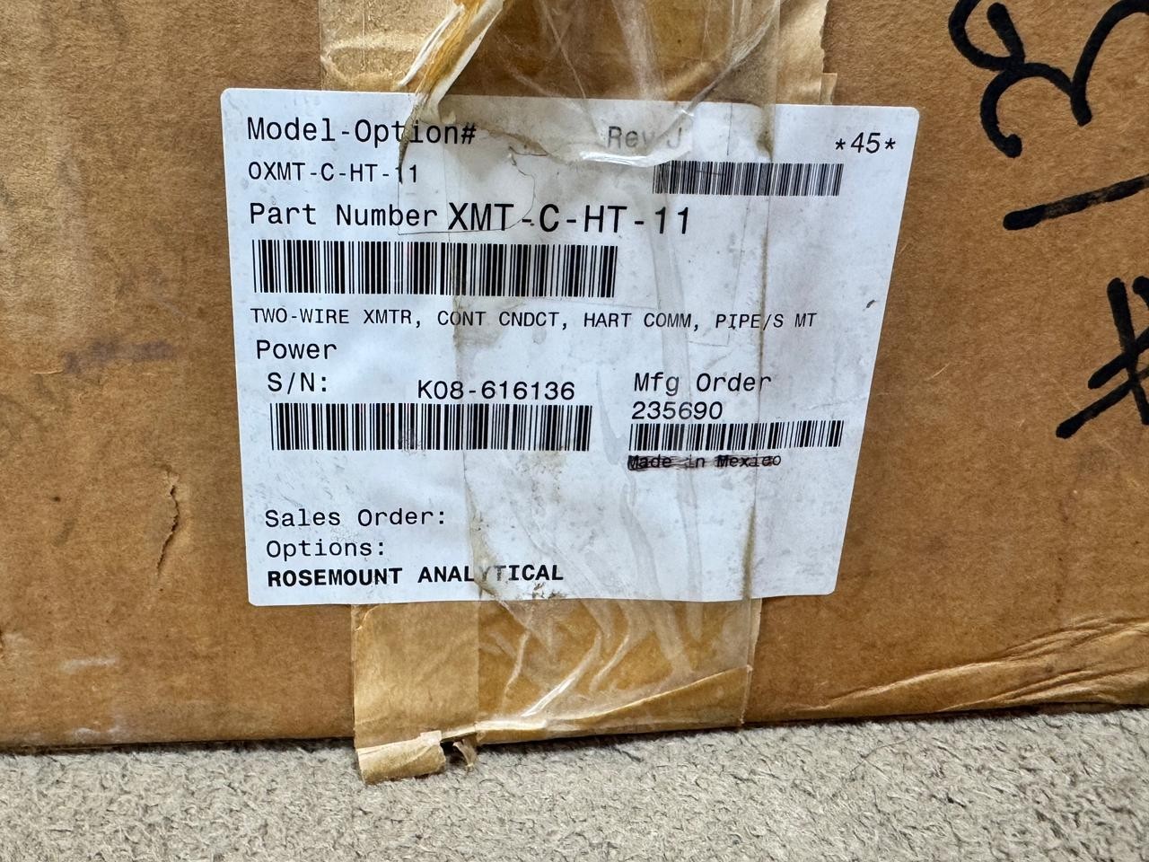 Rosemount / Analytical Transmitter / XMT-C-HT-11