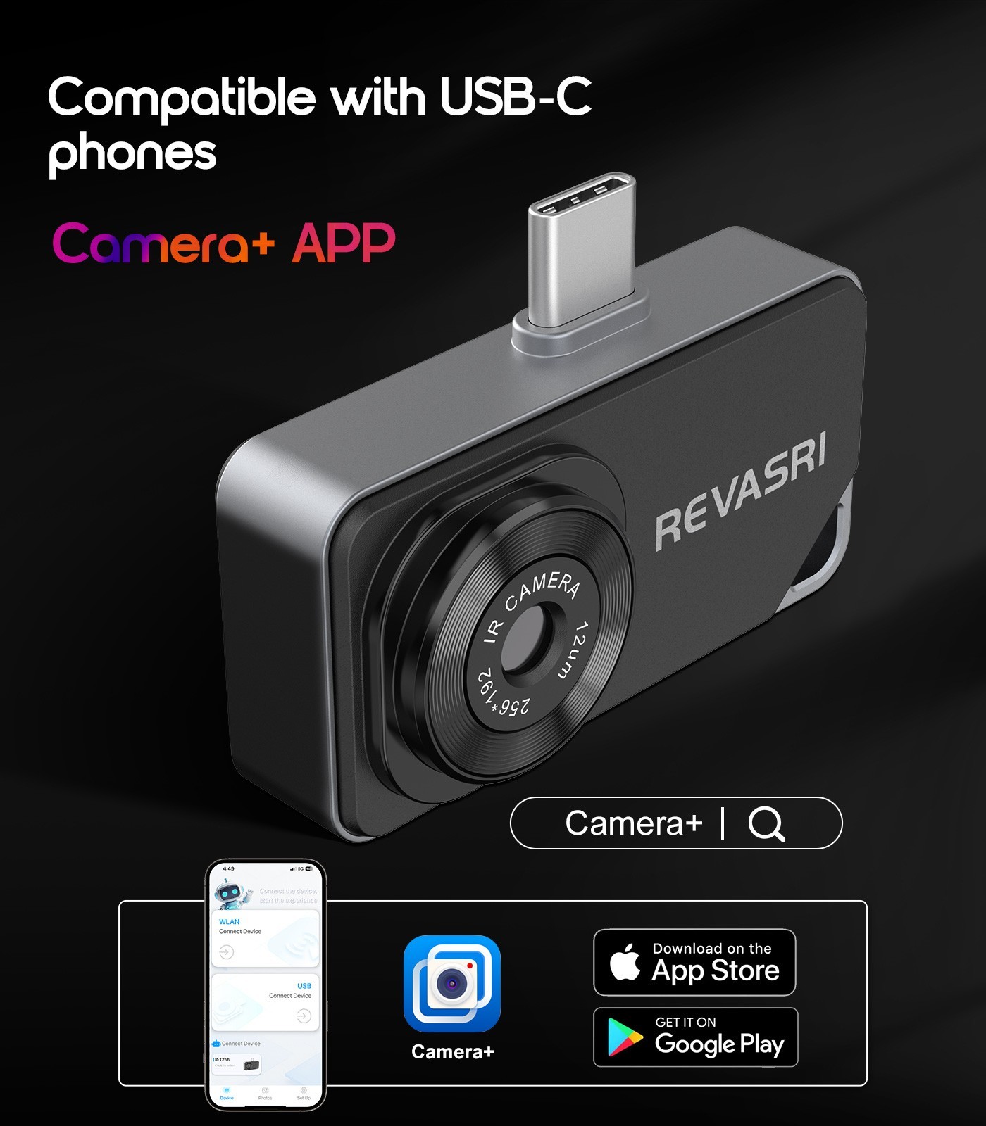Thermal Camera for iPhone & Android, 512×384 IR Thermal Imager USB-C -4°F~842°F