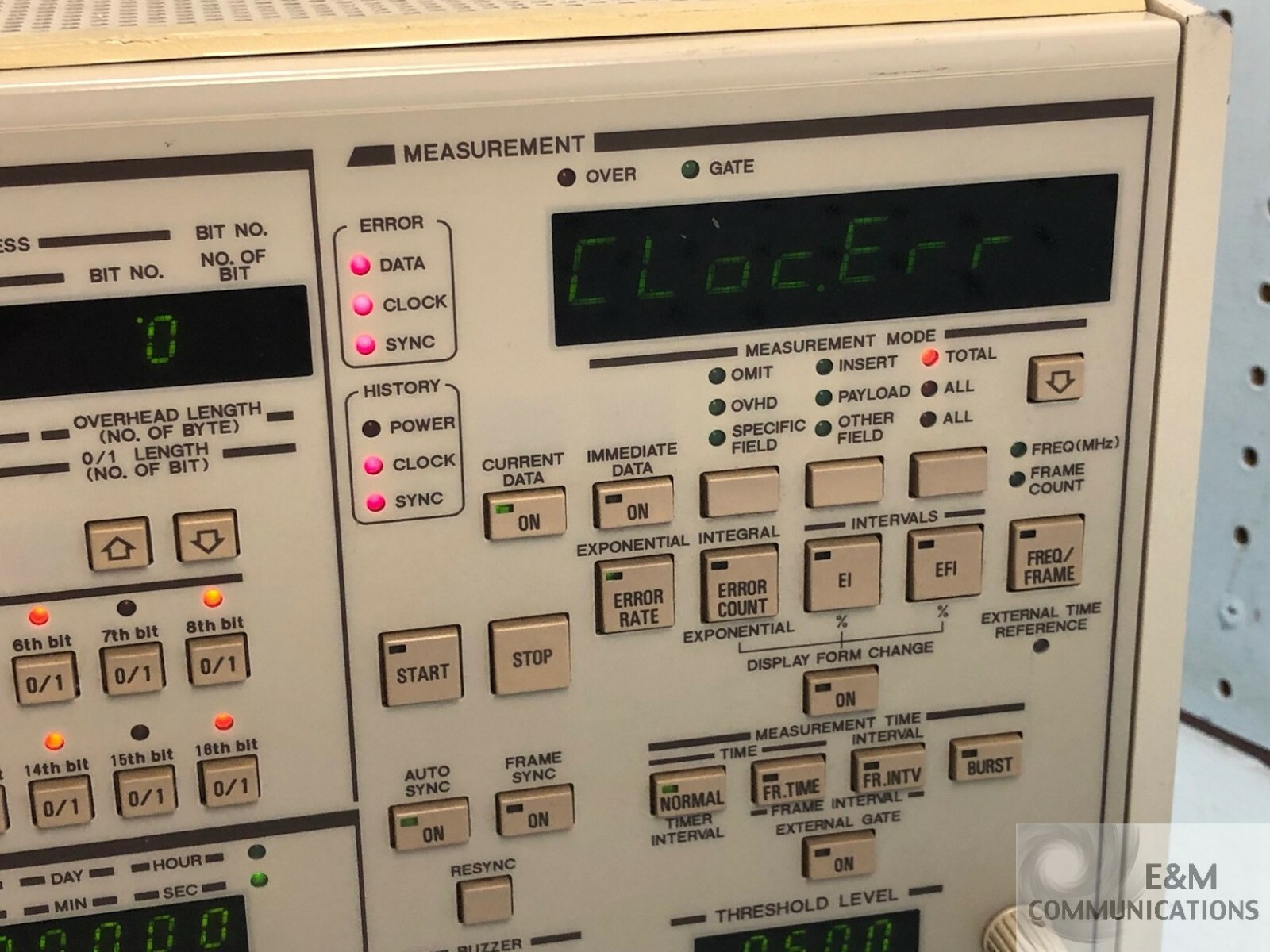 D3286 ADVANTEST DIGITAL TRANSMISSION TESTER 12GB/S ERROR RATE DETECTOR (2)
