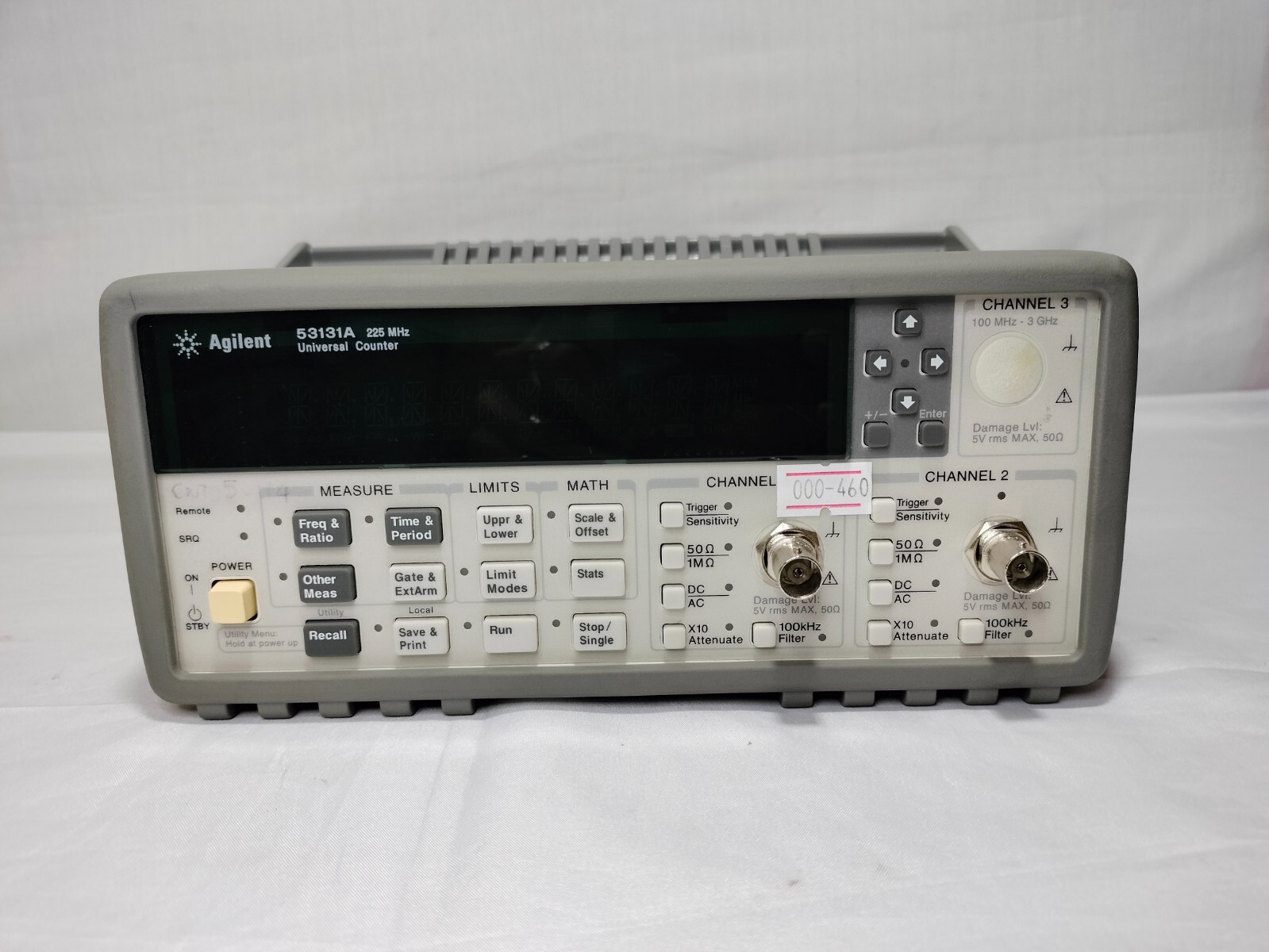 HP Agilent 53131A 225 MHz Universal Counter 170 VA Max S/N: MY40014345