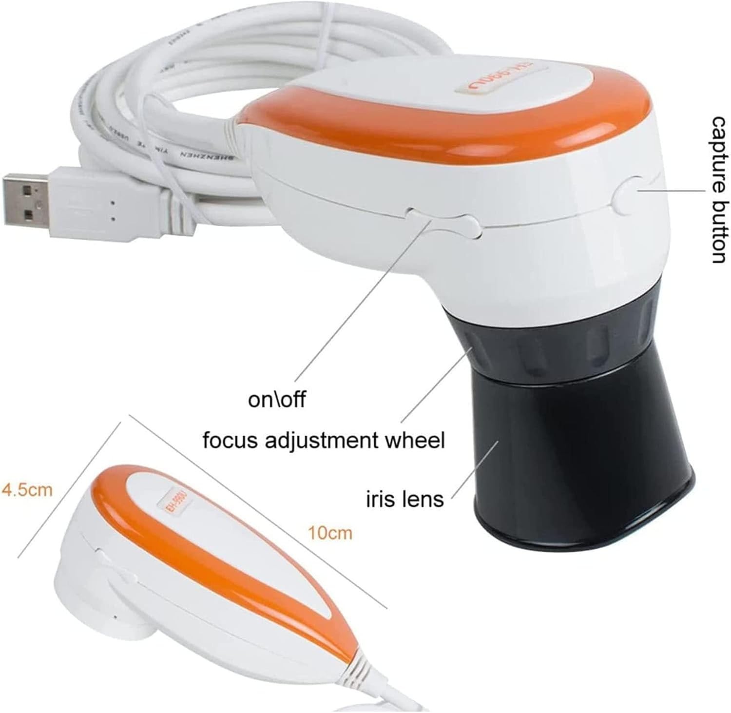 5.0 MP-USB Iriscope Iris Analyzer Iridology Camera with Iris English SoftwareNEW