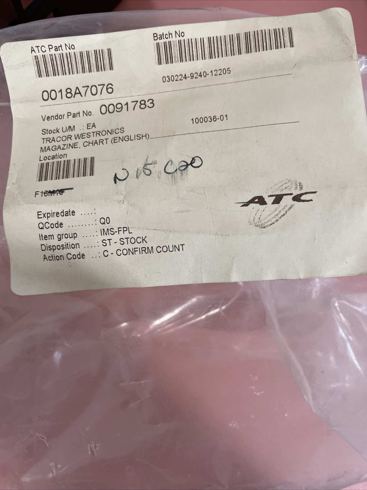 Tracor Westronics Chart Magazine (English) New No Box Or Paperwork 100036-01