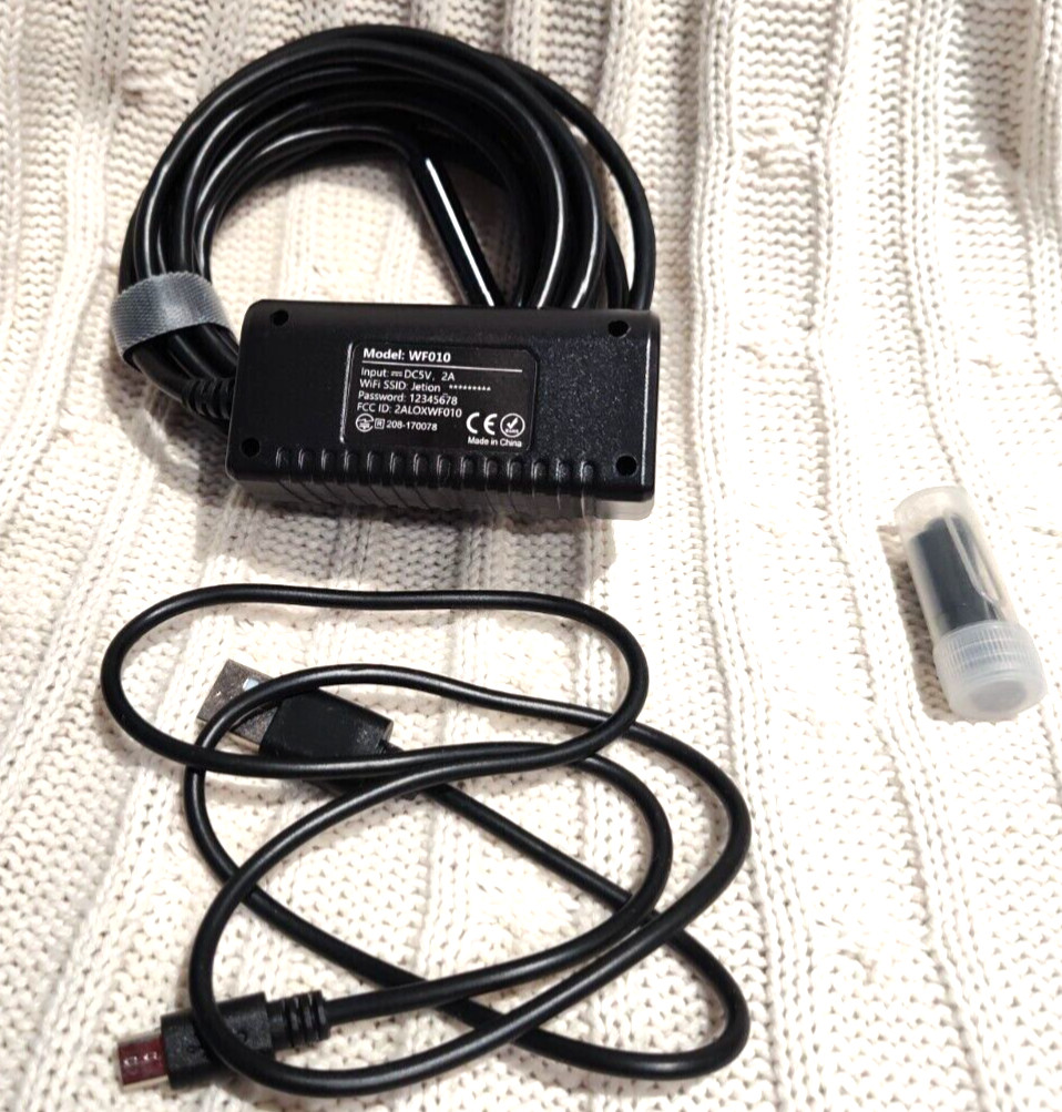 DEPSTECH WF020 Wireless Endoscope WiFi Borescope HD Semi-Rigid Camera