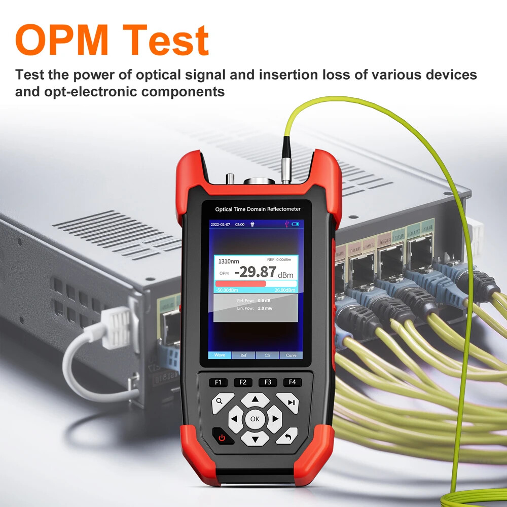 3.5in LCD Screen Fiber Tester 1310/1550nm Optical Time Domain Reflectometer