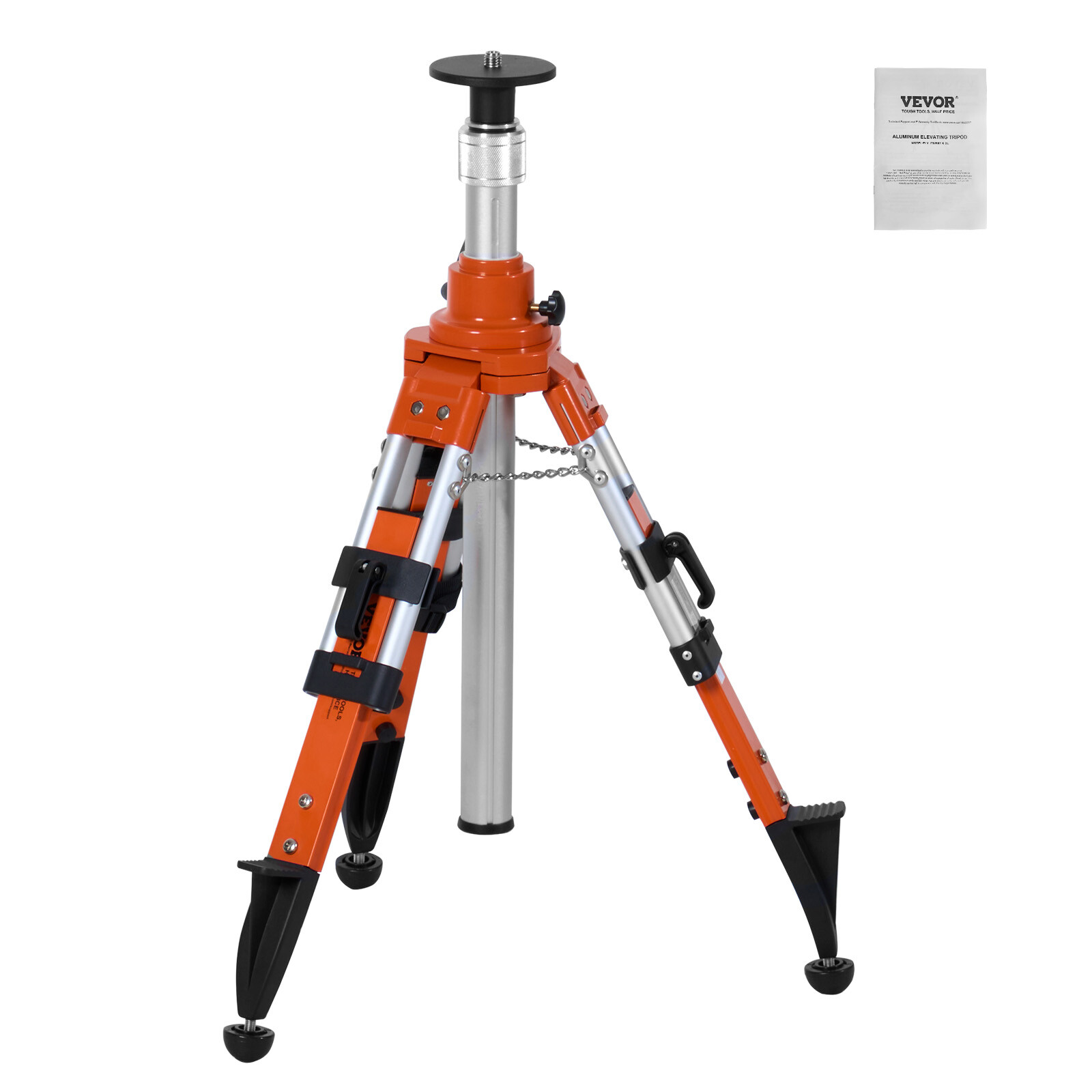 VEVOR Laser Level Tripod Stand 5/8″-11 Thread 27.16-67.71 in Height Adjustment