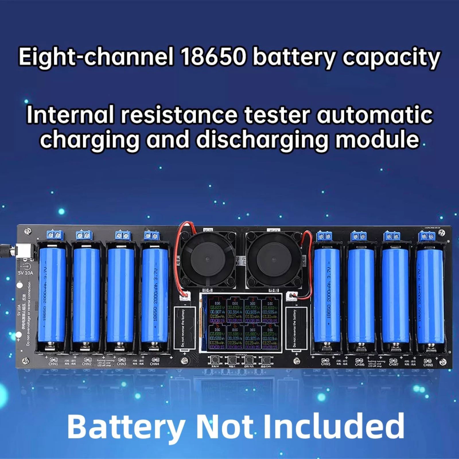 Internal Resistance Tester End Current: 100mA, 200mA, 300mA (adjustable)