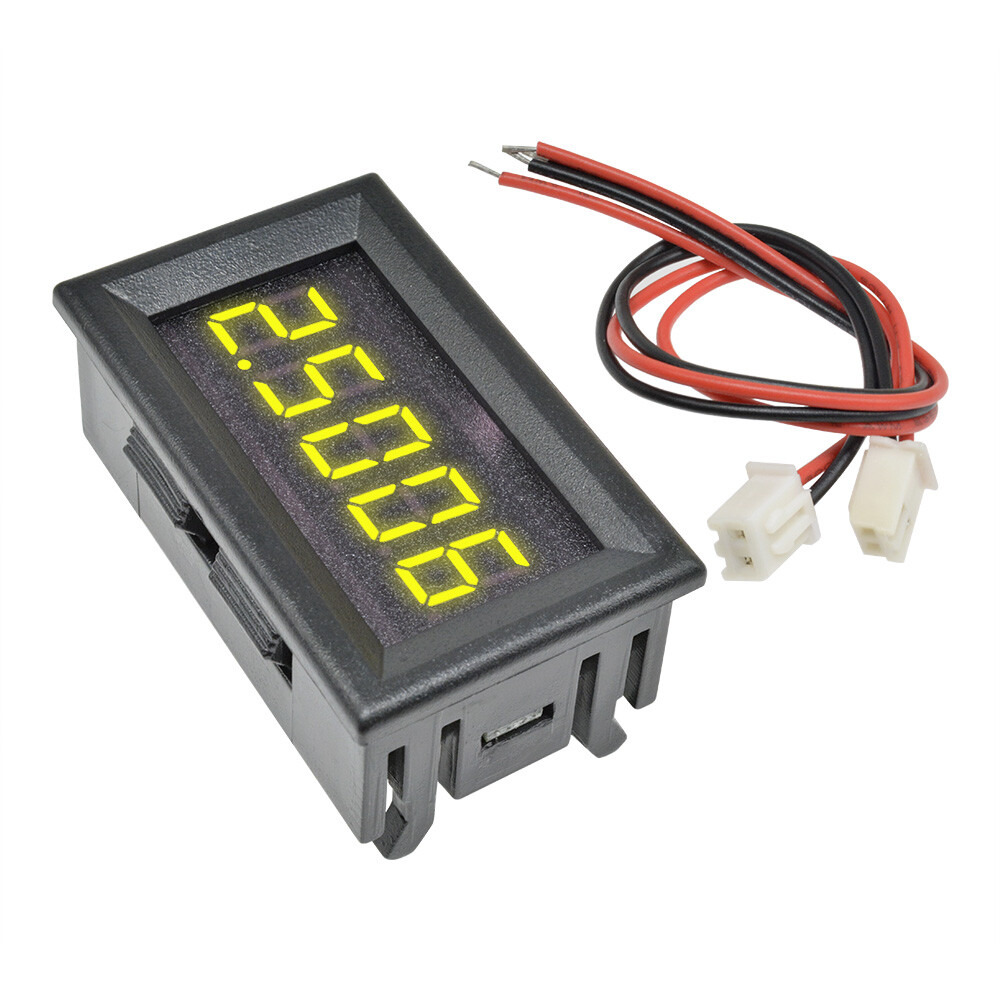 DC 0-4.3000-33.000V 5 Digit LED Digital Voltage Panel Meter Voltmeter 4 Color