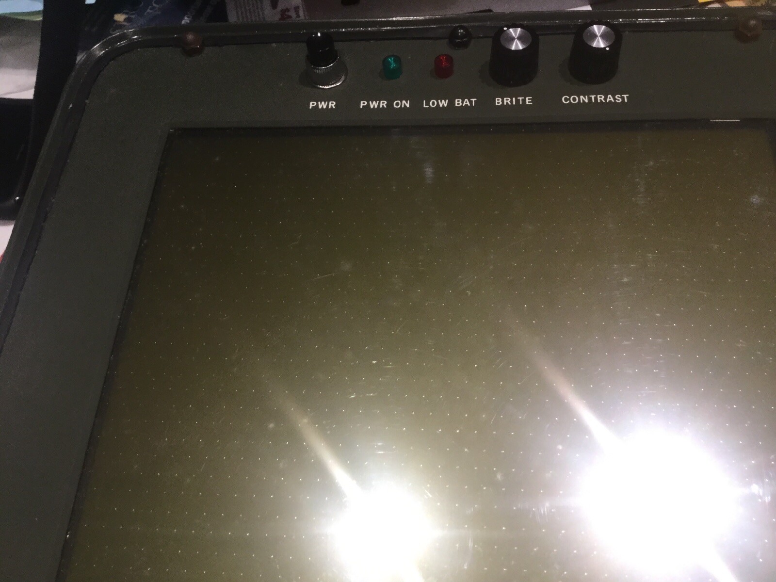 SRDC Military Digital Data Entry Device Contract DABT 60-87-C3891 Touchscreen