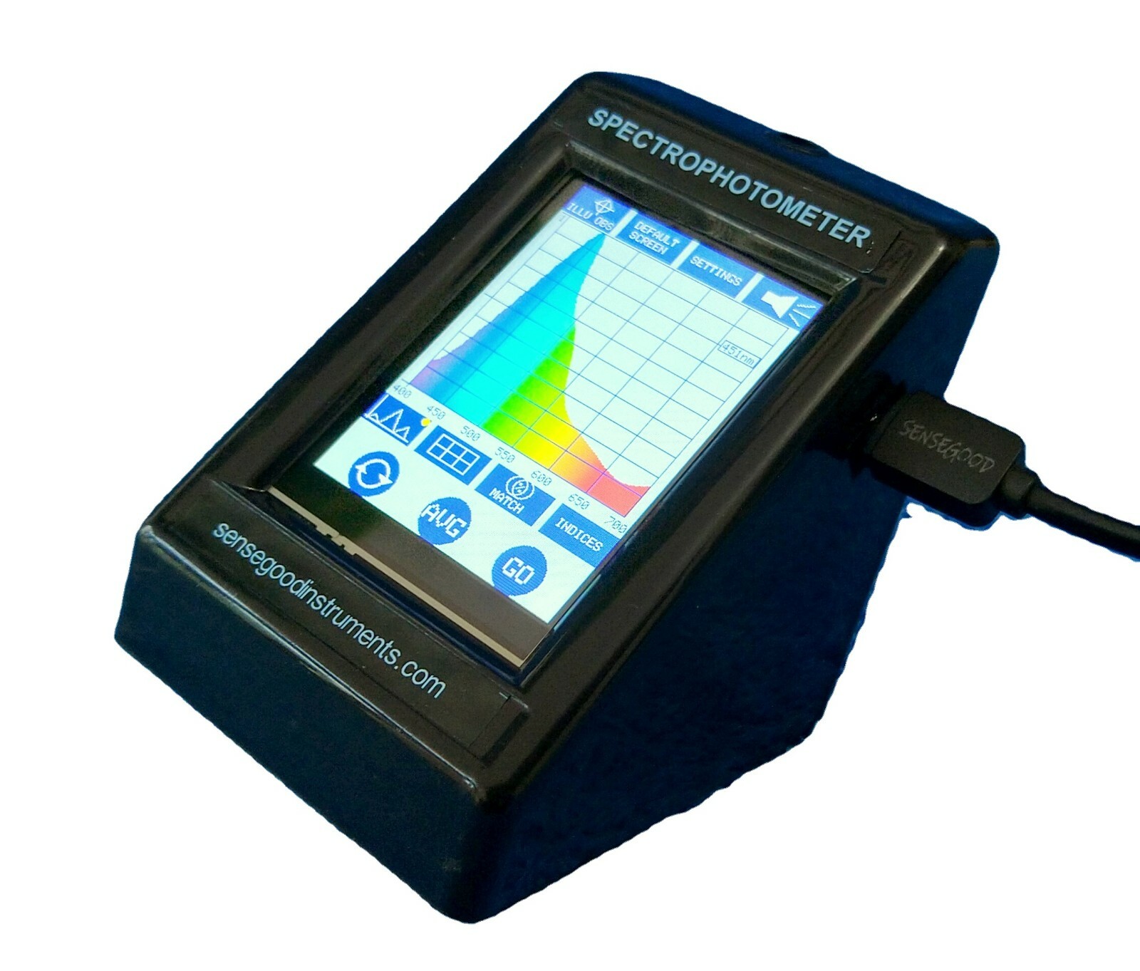NEW ARRIVAL Handheld Digital Colorimeter Reflectance Long Life LED Illumination