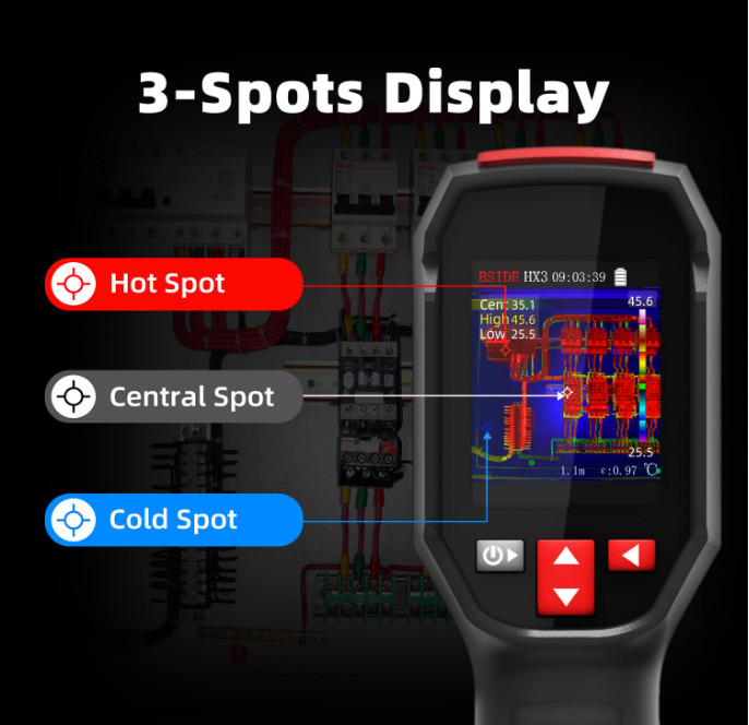Thermal Imaging Camera 240×240 IR Handheld for HVAC Home Inspection -4°F-1022°F