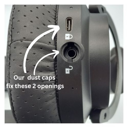 Minelab headphone jack and USB port dust cover set of 4 ML100, ML105, ML85, ML80