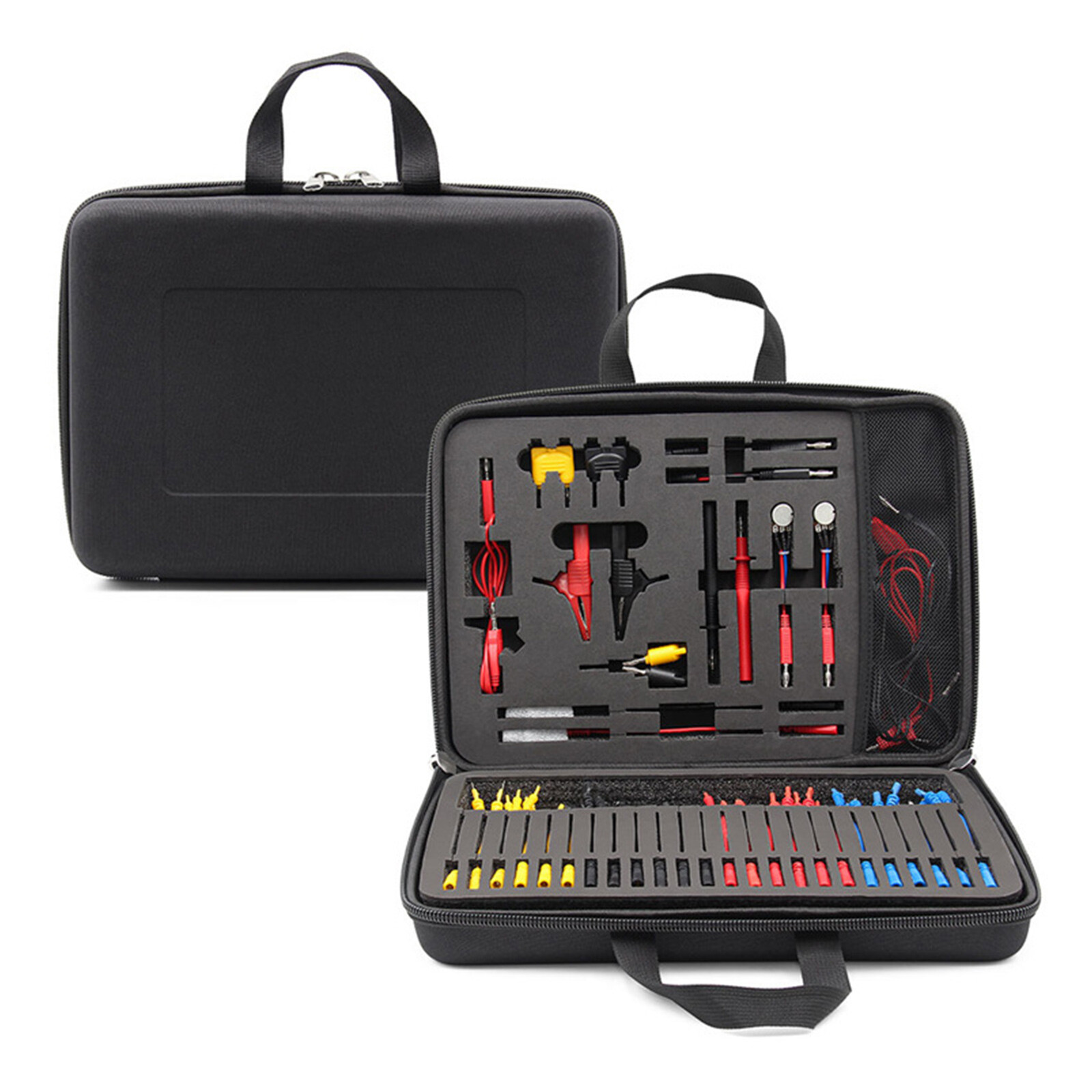 92PCS Automotive Multimeter Circuit Test Leads kit Electric Probe Alligator Clip