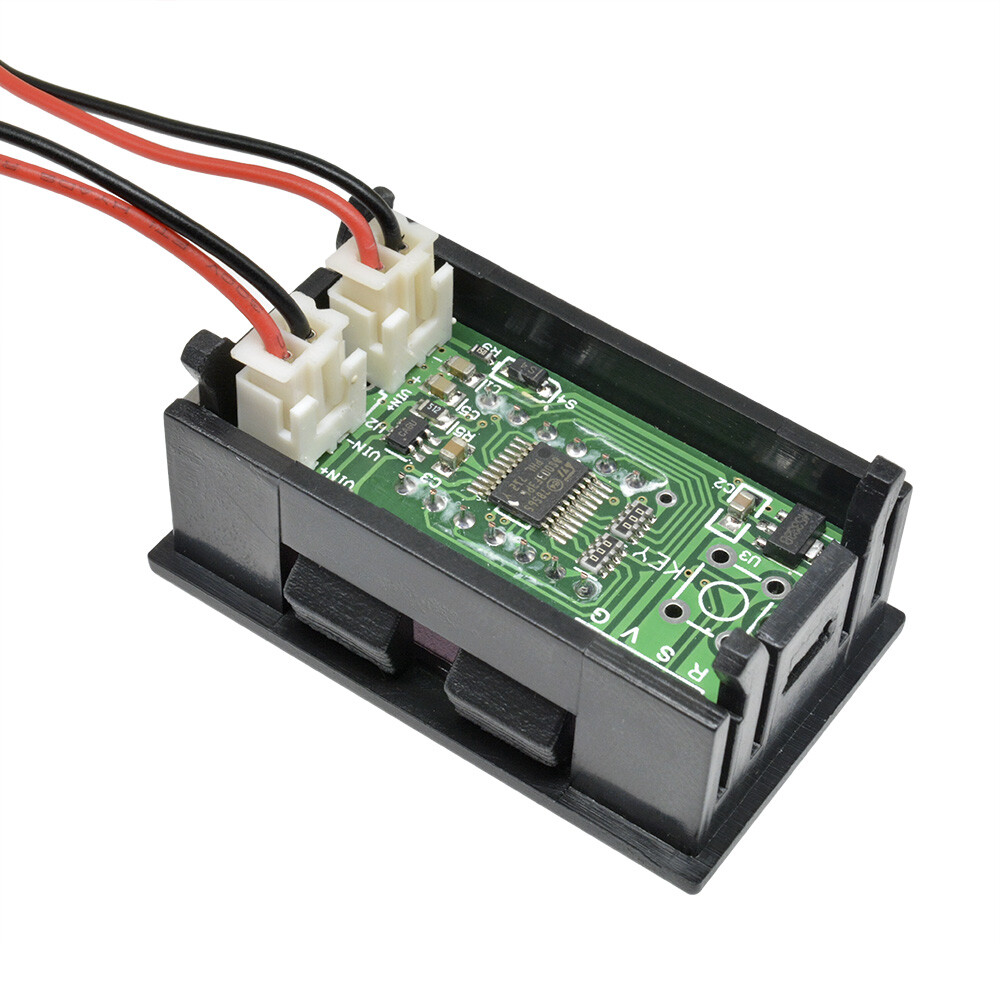 DC 0-4.3000-33.000V 5 Digit LED Digital Voltage Panel Meter Voltmeter 4 Color