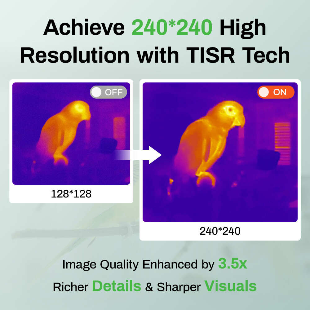 AMPBANK H128 Infrared Thermal Imager Thermal Camera IR Resolution 2.4″ LCD