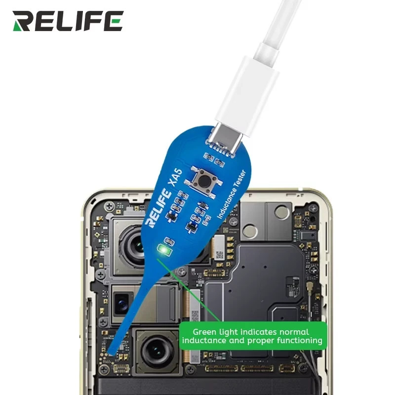 Relife XA5 Motherboard Coil Tester Inductor Detector Tool for PC Repair Electrom