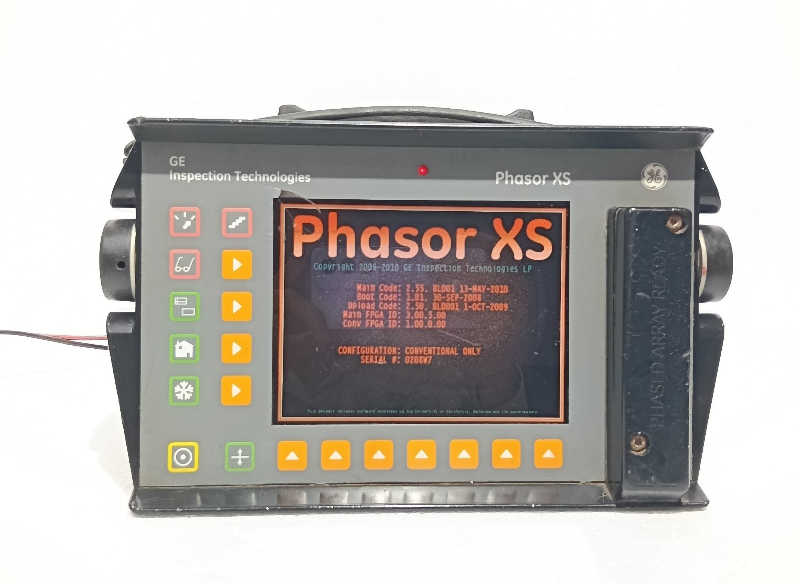 GE INSPECTION PHASOR XS PHASED ARRAY ULTRASONIC FLAW DETECTOR 021N41 15W