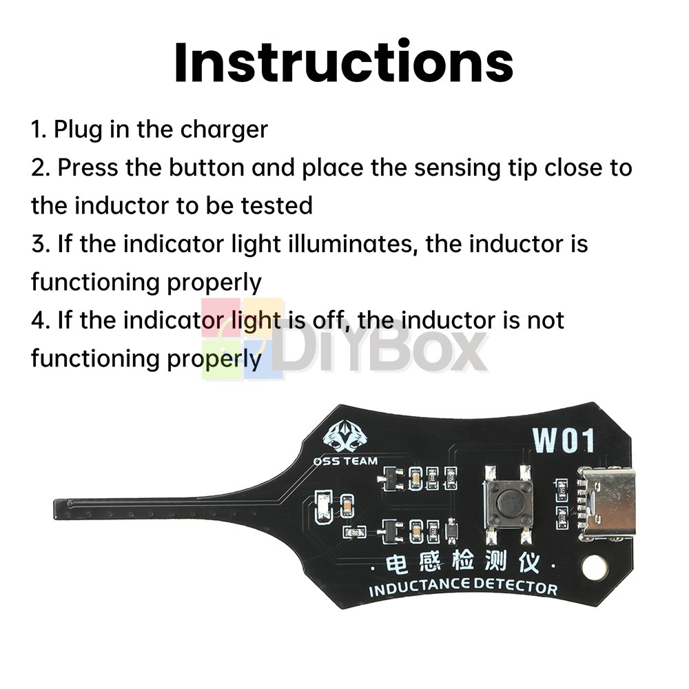 Motherboard Coil Tester Inductance Detector Electromagnetic Induction Repairs