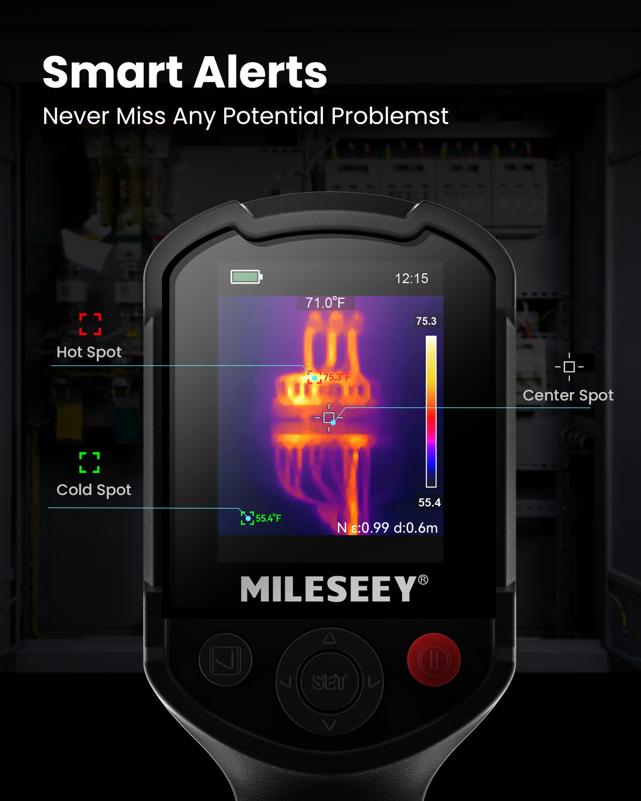 Handheld Thermal Imaging Camera 320 × 240 IR Resolution 50 HZ Dual Camera
