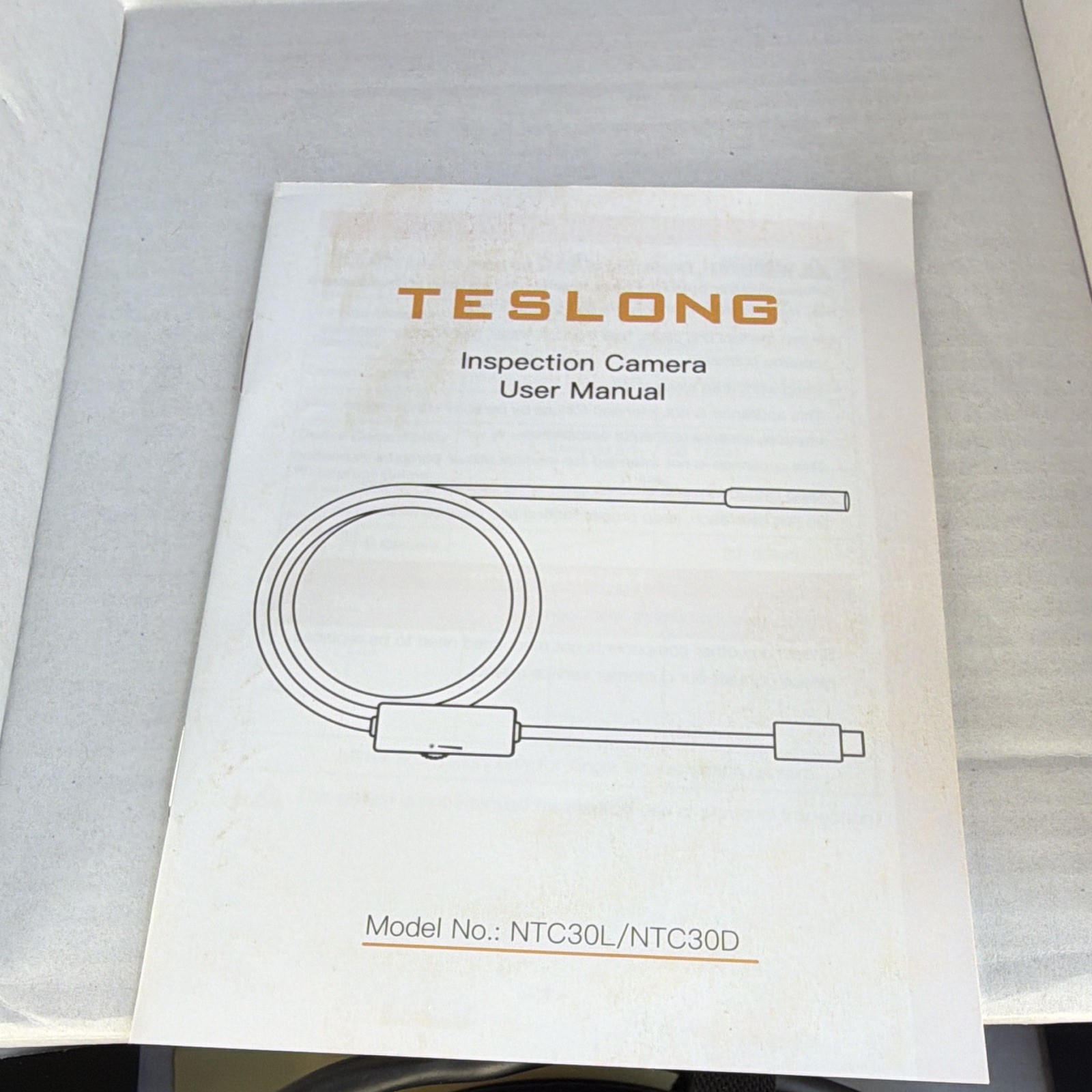 Teslong NTC30L/NTC30D 1080P Inspection Camera 30ft 8.5mm Flexible LED
