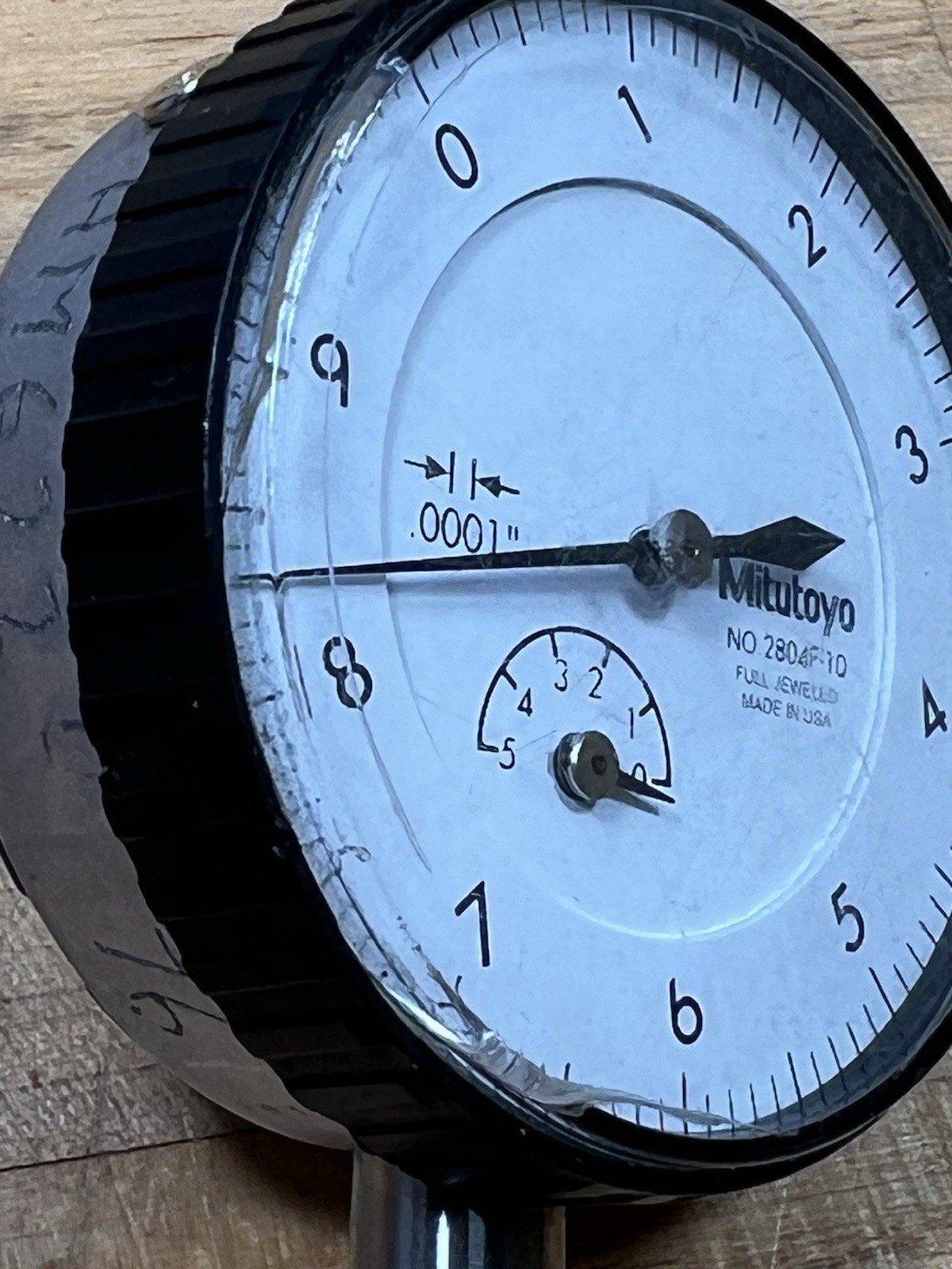 Mitutoyo 2804F-10 Dial Indicator 0.0001″ – Fully Functional – Made in USA – READ