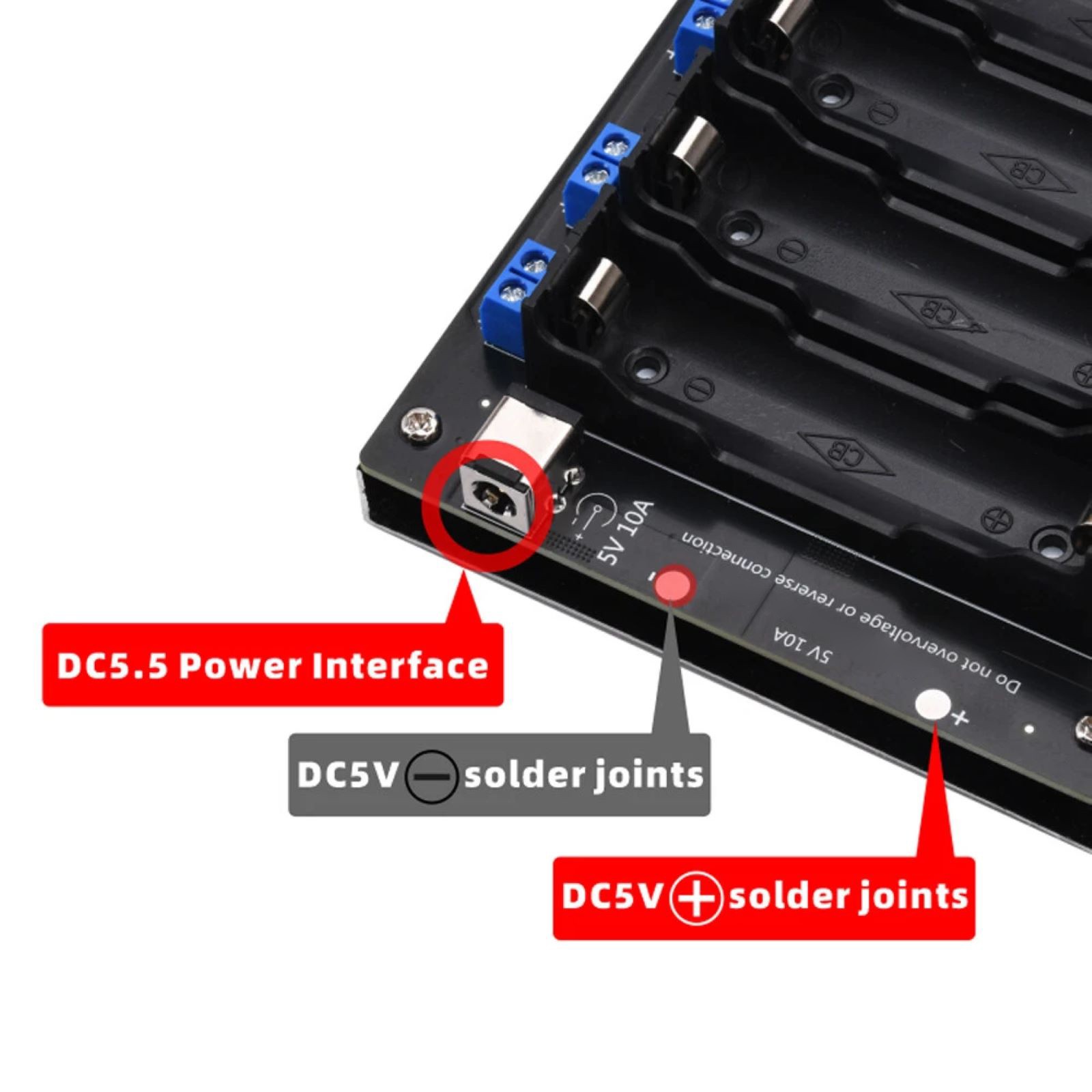 8CH 2.4in LCD Screen Internal Resistance Tester Charging Discharging DC