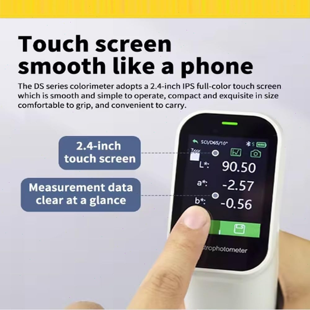 Digital Colorimeters Color Tester with Aperture 6mm for Plastic Coatings Textile