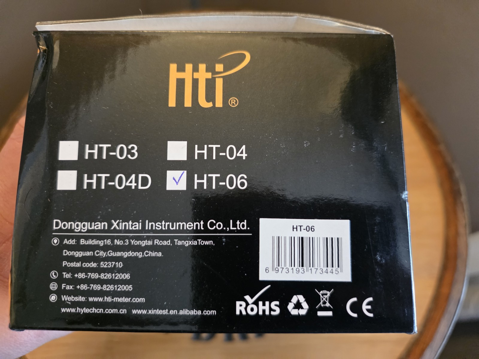 Hti Handheld Thermal Imaging Infrared Camera HTI Portable Thermal Detector HT06