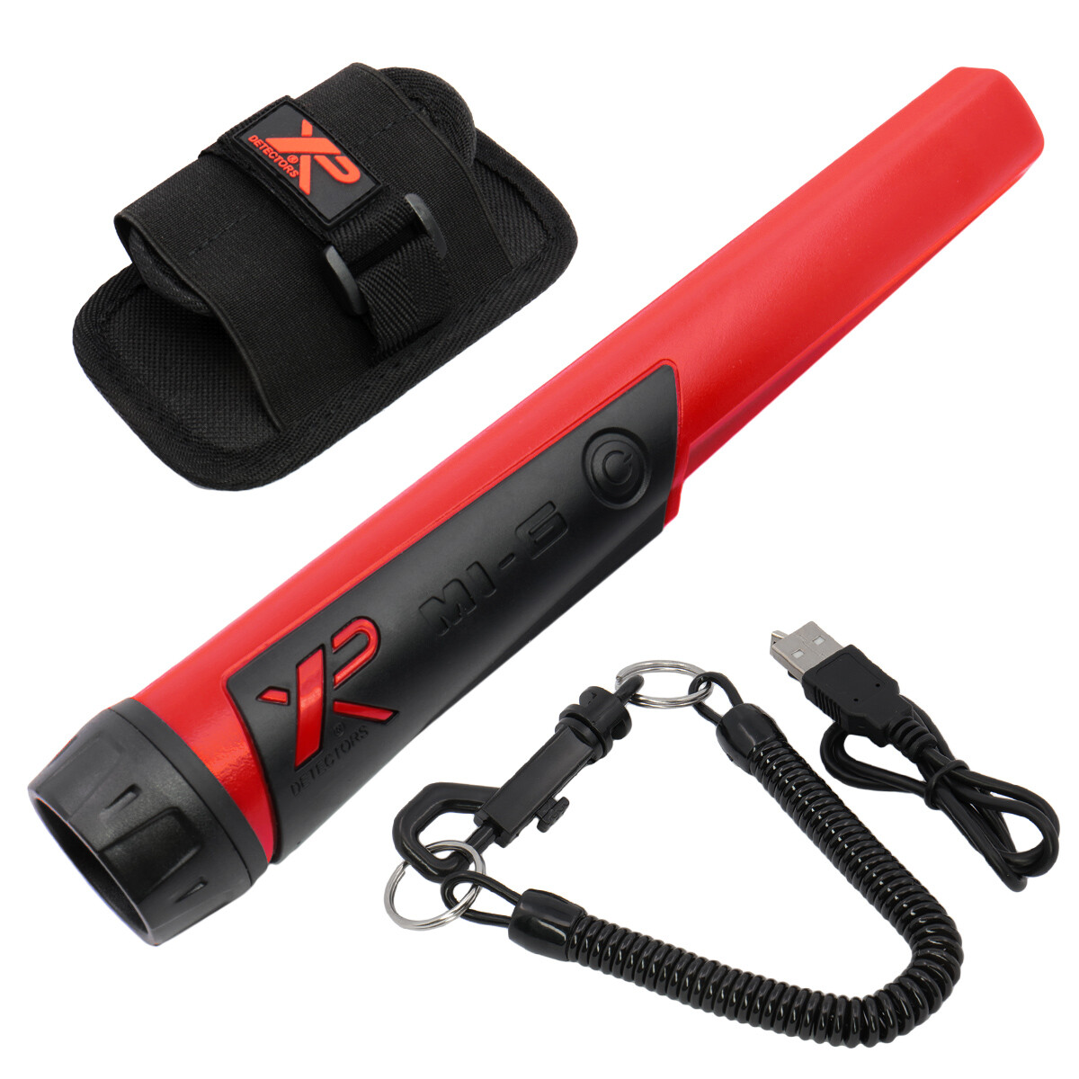 XP MI-6 Waterproof Pinpointer Metal Detector with Holster & Lanyard