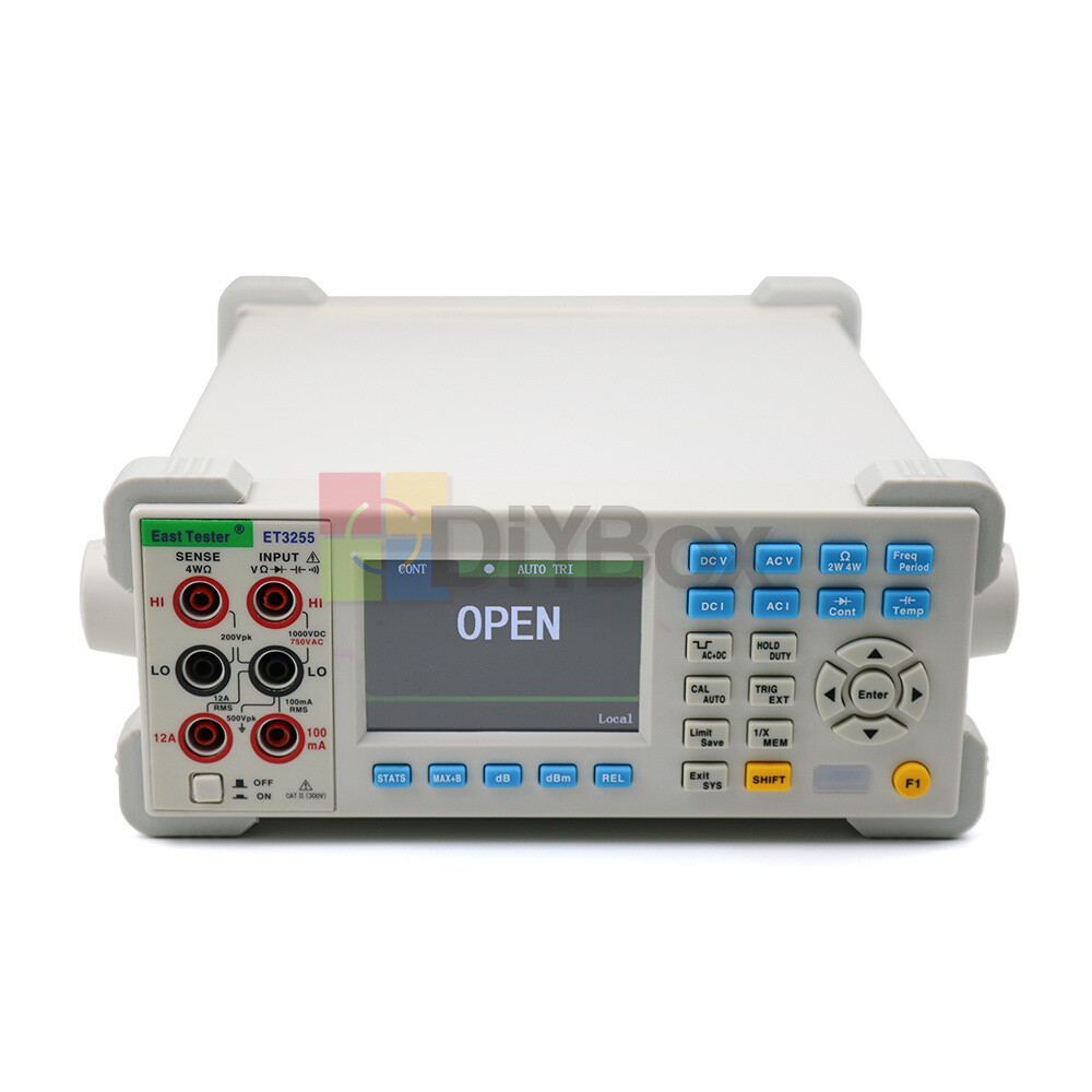 ET3240 ET3255 3.5in Screen TFT LCD USB RMS Digital Multimeter Tester 4½ 5½ Digit