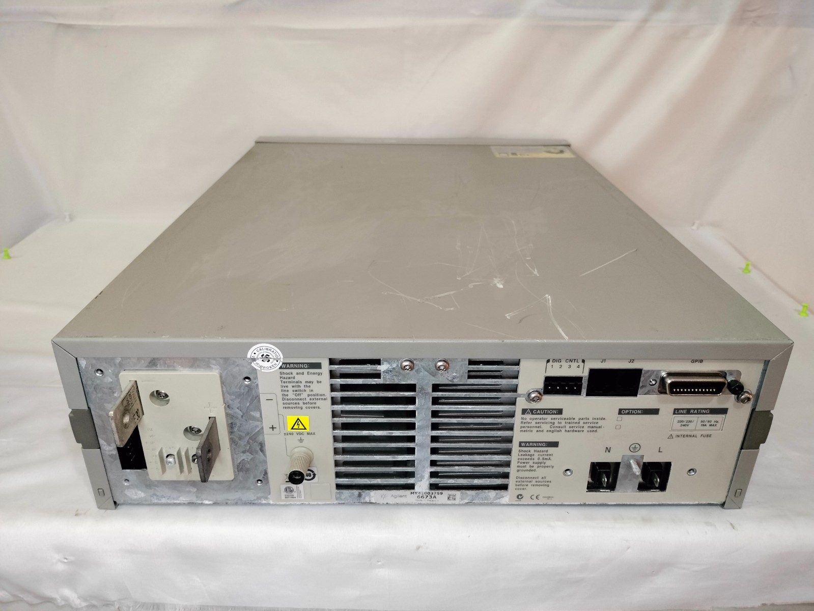 Agilent 6672A System DC Power Supply 0-20V/0-100A Made in Malaysia MY41003759