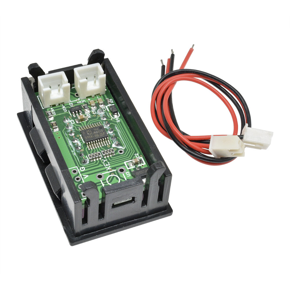 DC 0-4.3000-33.000V 5 Digit LED Digital Voltage Panel Meter Voltmeter 4 Color
