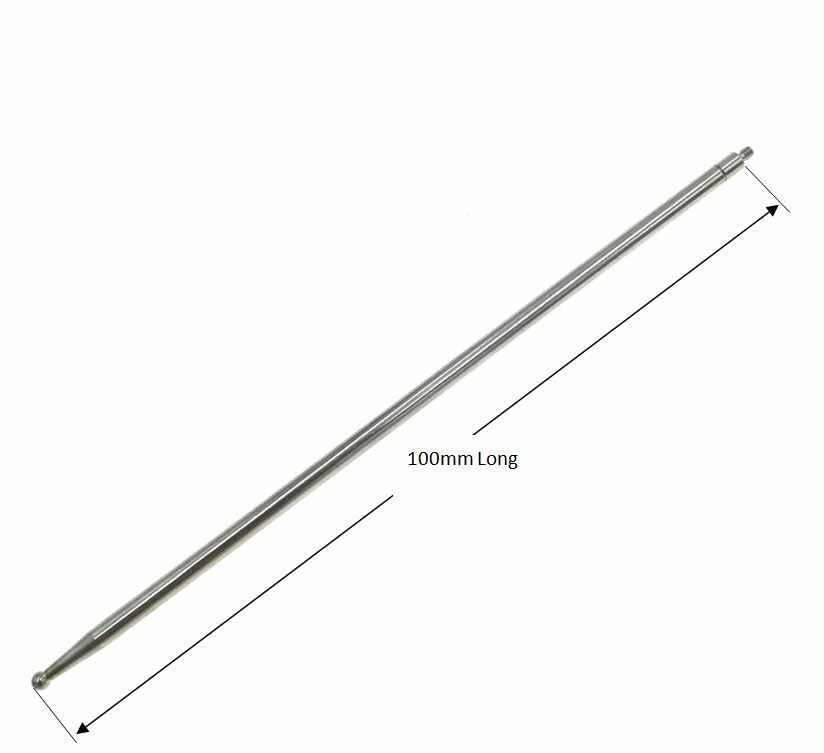 M1.6 Thread Shank Carbide Contact Points for Dial Test Indicator Long Rod Stem