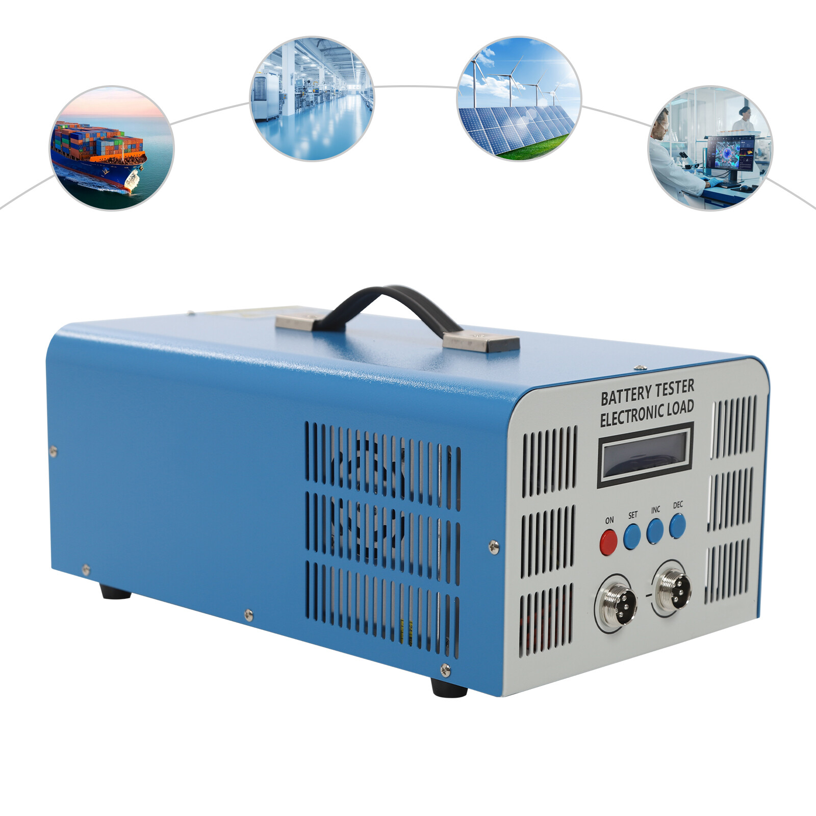 DC Corded Electric Load Tester Battery Capacity Tester Power Supply Tester 200W