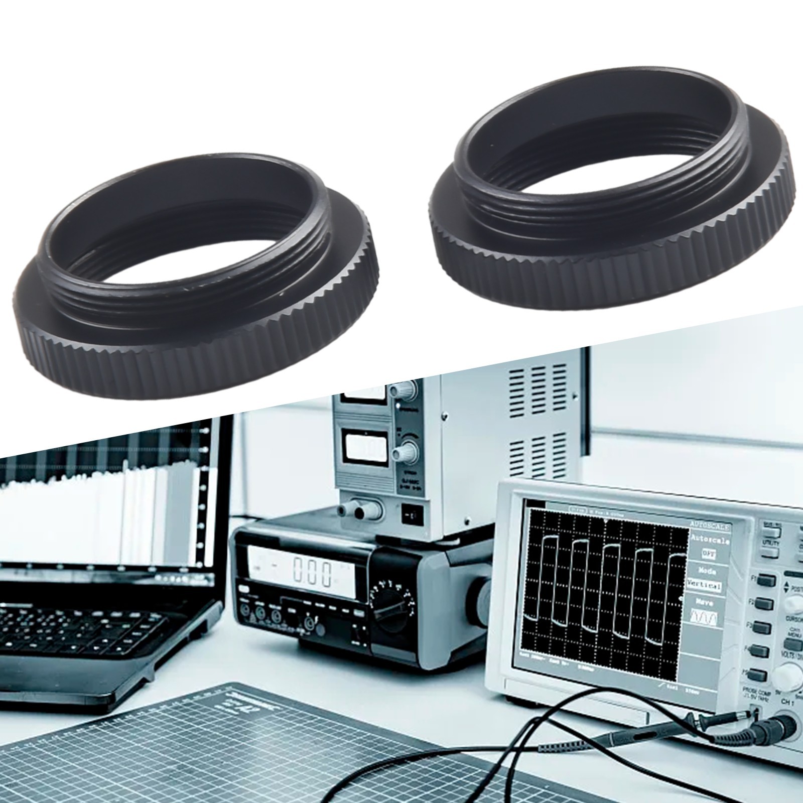 C mount to CS mount adapter 5mm thickness isolation ring for CCTV lenses
