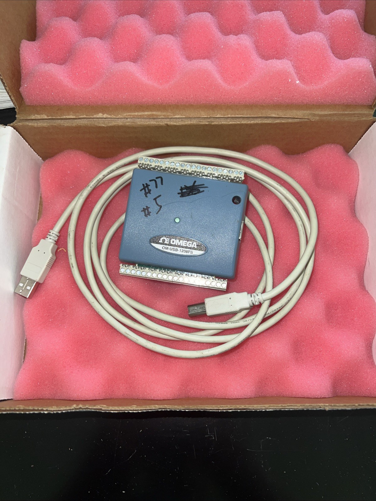 Omega OM-USB-1208FS USB Data Acquisition Module & Software FAST SHIPPING