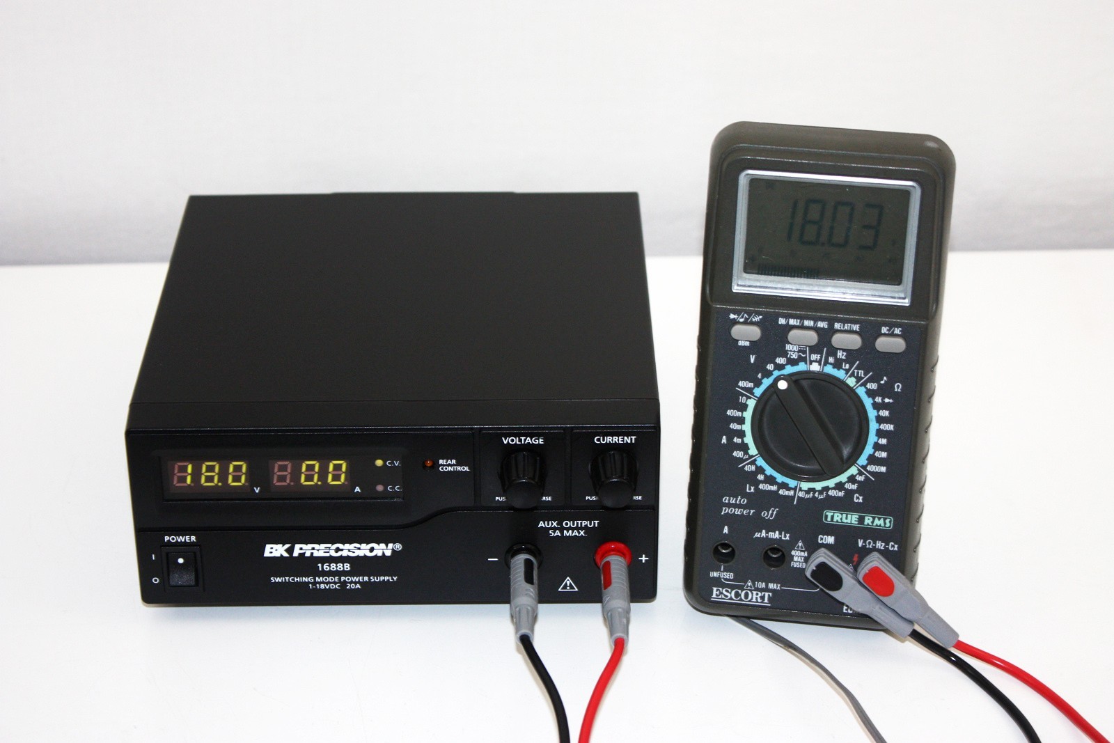 BK Precision 1688B Switching DC Power Supply, USB Interface, PC Control 18V, 20A