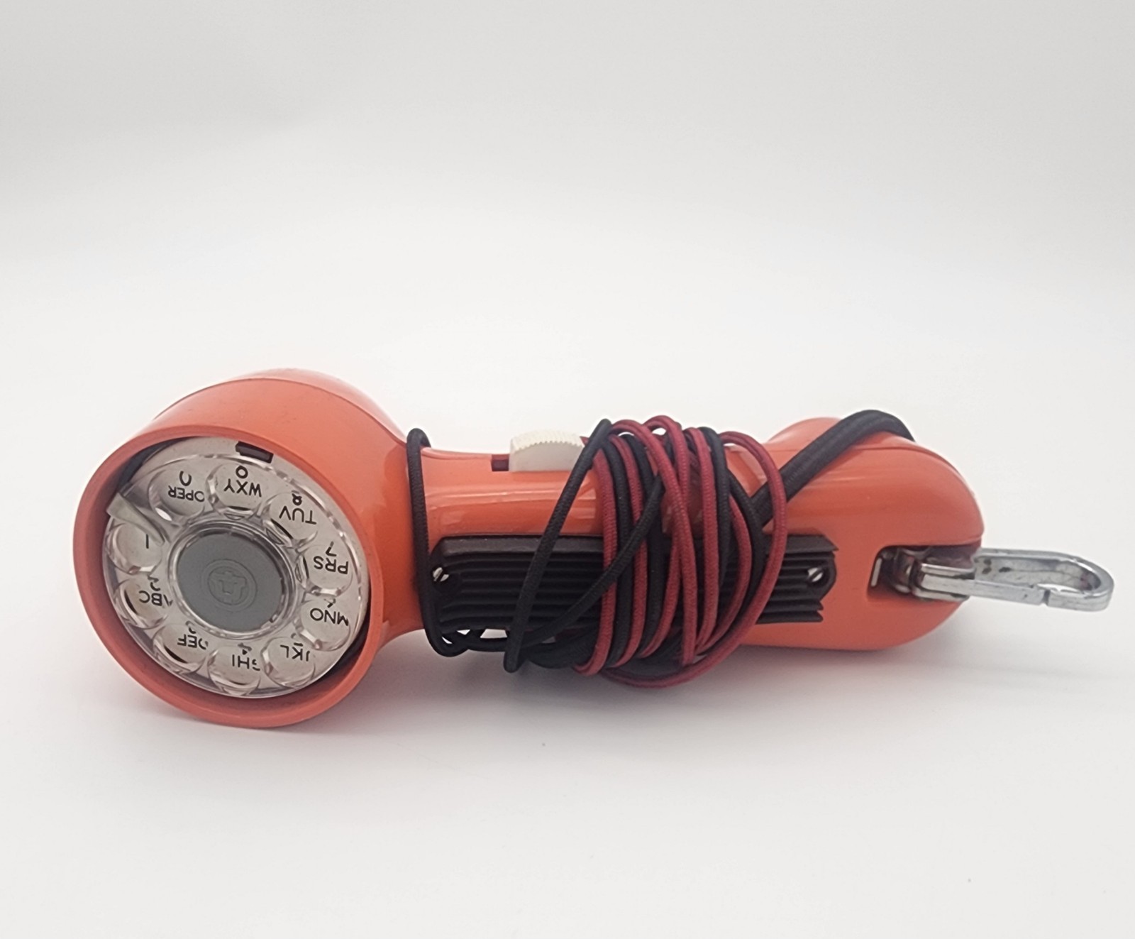 Vintage Lineman Western Electric Telephone Phone Test Bell Systems Tester Orange