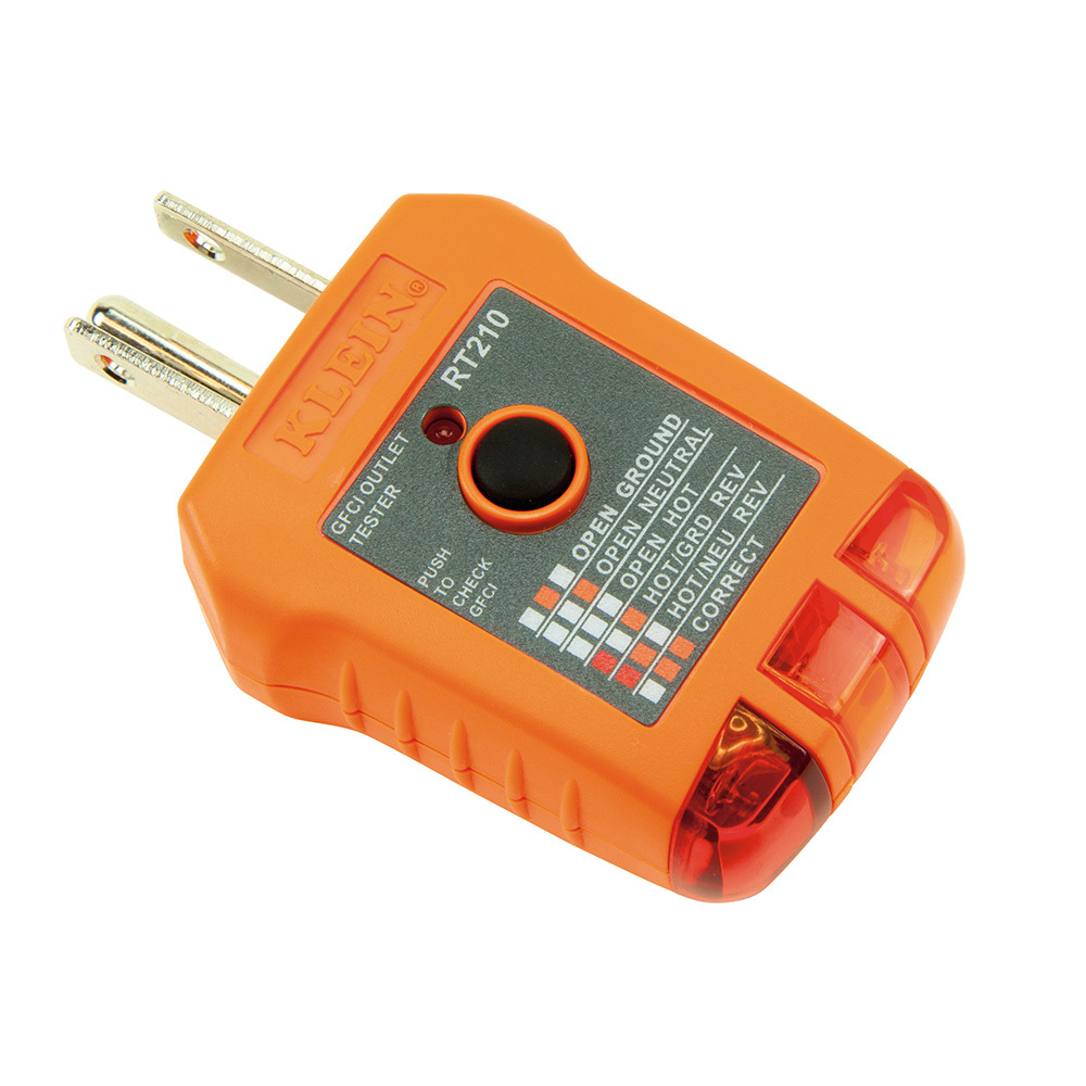 KLEIN RT210 GFCI RECEPTACLE TESTER USA SELLER