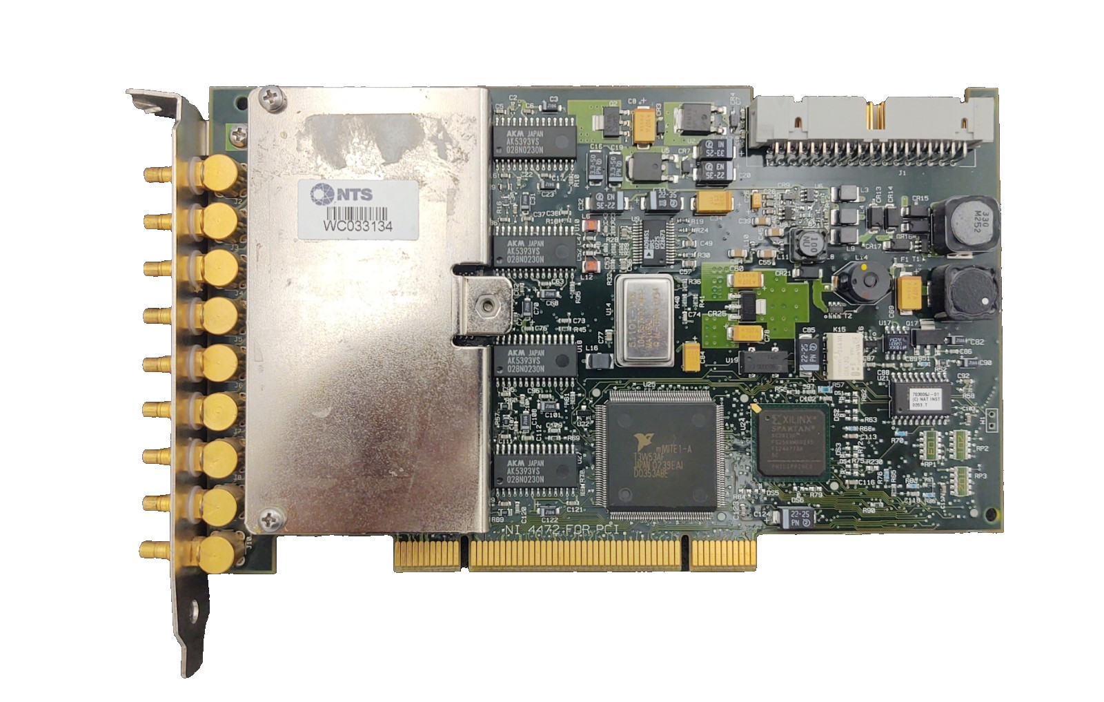 National Instruments NI PCI-4472 Dynamic Signal Acquisition Card – For Parts