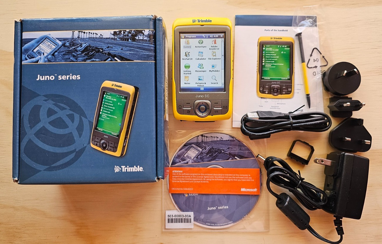 Trimble Juno SC Handheld GPS ArcPad Activated 3.5G Mapping Data Collector