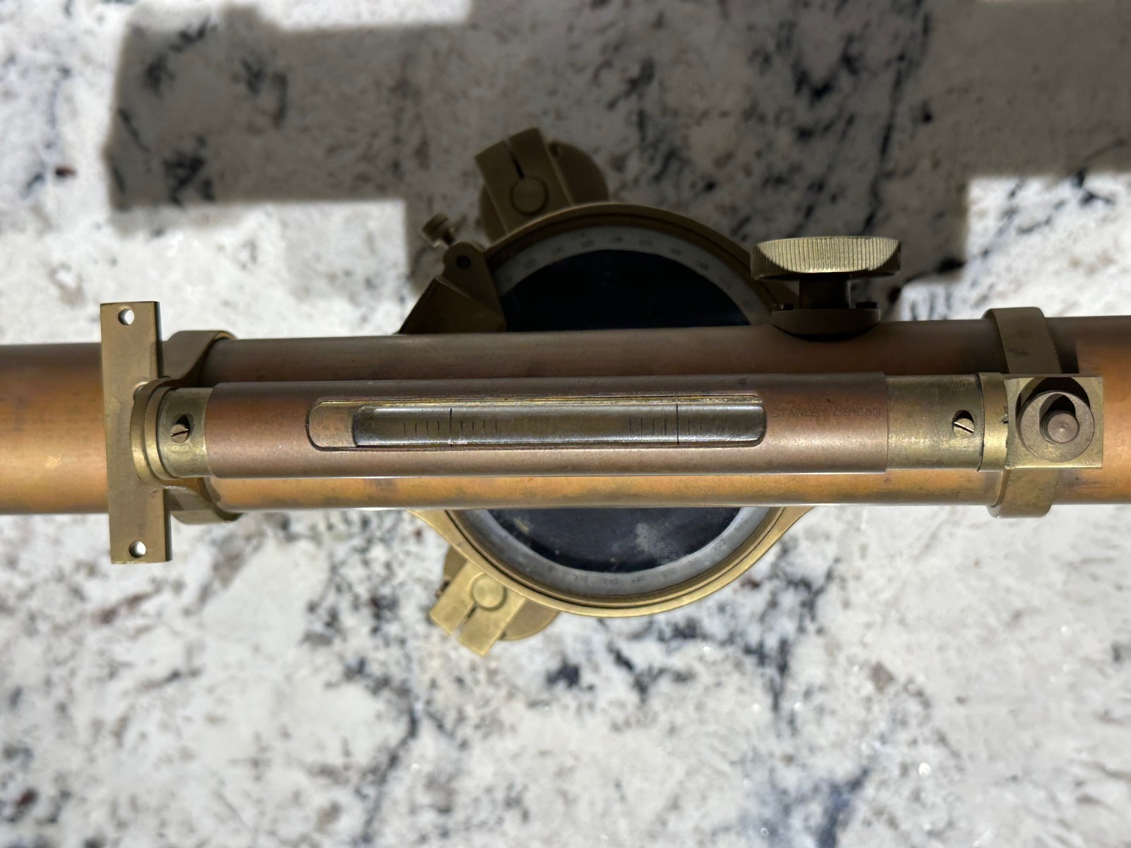 BRASS THEODOLITE Stanley London UK Antique Surveyor’s Instrument Early 1900’s