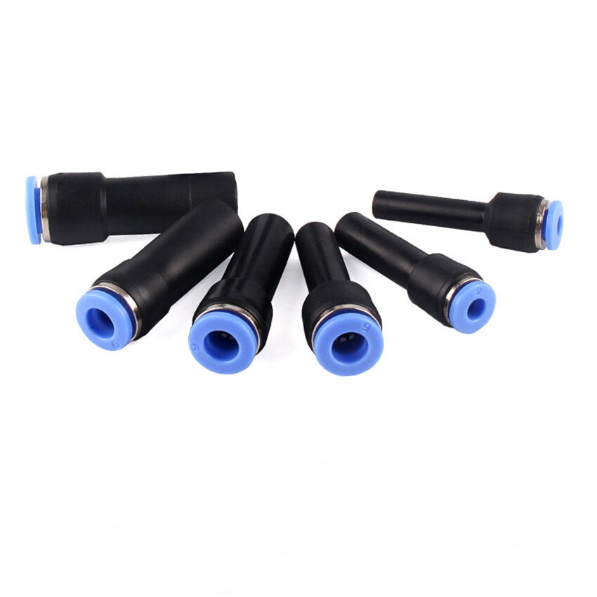 Ø 4-12mm Pneumatic Tube Hose Reducer Adapter Push-In Fittings Straight Connector