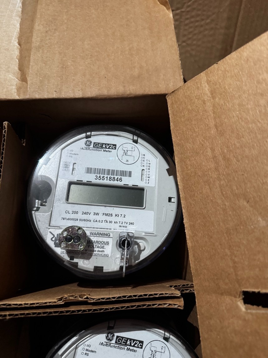 GEkV2c – ELECTRIC WATTHOUR METER (KWH) 240V, 200A, 3W, 1PH